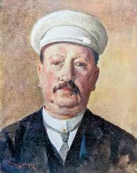 1908 Amédée Forestier A Flemish Burgher Bruges Antique Print