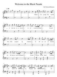 Print And Download In Pdf Or Midi Welcome To The Black Parade My Chemical Romance Free Sheet Music For P In 2020 My Chemical Romance Black Parade Piano Black Parade