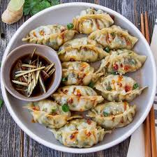 Tofu Bokchoy Potstickers By Woon Heng 1 2 Block Of Firm Tofu Drained And Bestofvegan In 2020 With Images Vegan Potstickers Healthy Recipes Tofu
