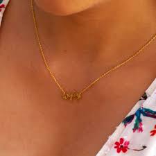 Wifey Necklace Necklace Gold Bar Necklace Gold Necklace