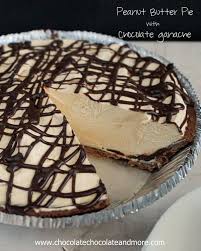 Press into a pie pan and bake until set, 5 to 7 minutes. Peanut Butter Pie With Chocolate Ganache Chocolate Chocolate And More