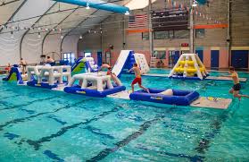 Aquaglide Waterpark For Pools Kids Backyard Playground Backyard Playground Indoor Playground