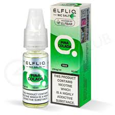 Pina Colada Nic Salt E-Liquid by Elf Bar Elfliq | 4 for £10