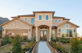 Stucco Brick Exterior Gorgeous D R Horton Model Home In The Houston Texas Area Findyourhome Exterior Color Schemes Exterior Brick House Colors