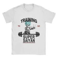 Training Super Saiyan Dragon Ball T Shirt Wearyoutry Com Super Saiyan Shirts Print Clothes