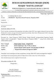 Mohon maaf apabila banyak kesalahan dalam. Contoh Surat Undangan Rapat Dkm Masjid Doc Contoh Seputar Surat
