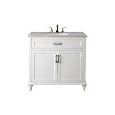Improve your home without demo'ing your budget ! Home Decorators Collection Charleston 37 In W X 39 In H Bath Vanity In White With Marble Vanity Top In White With Whi Marble Vanity Tops Bath Vanities Vanity