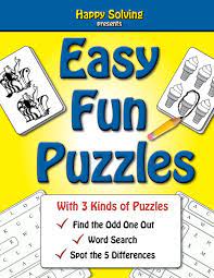 Nothing passes the time quite as well as a challenging, yet still fun, puzzle. Easy Puzzles For Elderly Adults With Cognitive Decline Due To Illness Dementia Activities Fun Puzzles The Odd Ones Out Puzzle Books