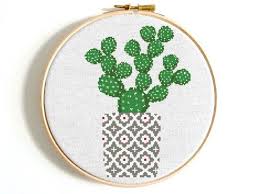 The cactus cross stitch pattern is a great design if you're new to cross stitch or short of time, as it's little so quick and easy to stitch! Cactus Cross Stitch Pattern Pdf Modern Cross Stitch Set Etsy In 2021 Cactus Cross Stitch Floral Cross Stitch Modern Cross Stitch