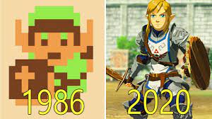 The 2021 zelda dungeon marathon will begin on saturday jul. Evolution Of Legend Of Zelda 1986 2020 Youtube