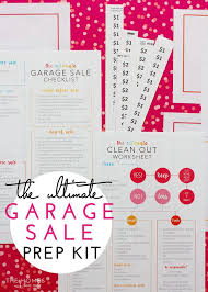 The Ultimate Garage Sale Prep Kit A Comprehensive Printable Kit The Homes I Have Made Garage Sales Garage Sale Organization Ultimate Garage