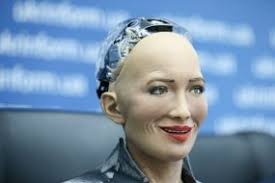 Photo news The world-famous robot-hyoid Sofia has visited Kiev