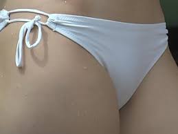 It is because it appears like a camel toe. Too Tight White Bikini Shows Her Pussy And Cameltoe Voyeurs Hd
