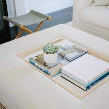 This coffee table was in perfect condition, sans the glass. White Ottoman Coffee Table Design Ideas