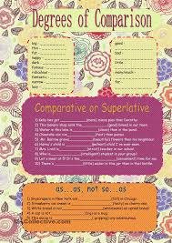 Worksheets have become an integral part of the education system. Degrees Of Comparison Of Adjectives Degrees Of Comparison Adjectives English Fun