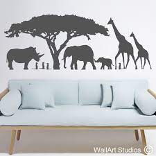 Being kings of their own jungle and sitting atop the vast wall sticker food chain. Animal Wall Art Stickers Animal Wall Vinyls Animal Wall Art