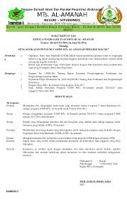 Diharapkan dengan contoh program kerja osis terbaru jenjang smp sma smk ini bisa menjadi referensi yang sesuai untuk anda terapkan disekolah anda.kritik dan saran sangat saya tunggu demi perbaikan blog ini dimasa yang akan datang. Contoh Sk Osis Masnurul