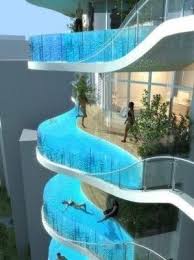 And when it comes to a skybridge equipped with. High Rise Building With Swimming Pool Balcony Pool Glass Balcony Apartment Complexes