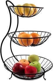 4.6 out of 5 stars. Amazon Com Spectrum Diversified Yumi Arched Server Stacked 3 Tier Bowls Dining Table Kitchen Counter Organizer Modern Fruit Basket Stand Black Kitchen Dining