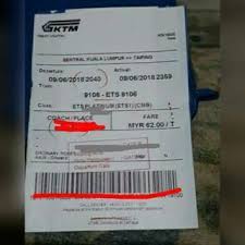 Located in the state of perak, and an hour away from the capital city of ipoh, taiping is a laid. Ets Tiket Tickets Vouchers Carousell Malaysia