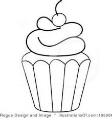 Black And White Cupcake Outline Bing Images Cupcake Coloring Pages Coloring Pages Free Clip Art