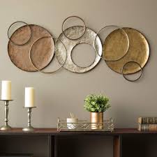 Stratton Home Decor Modern Circles Wall Decor Plates On Wall Plate Wall Decor Stratton Home Decor