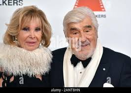 Mario ADORF (actor), with his wife Monique, 47th German Filmball Red  Carpet, Red Carpet,