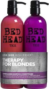 Recovery shampooing hydratant et le soin sont utilisés, en comparaison à l'utilisation seule du shampoing. Shampoing Et Revitalisant Dumb Blonde De Bed Head Walmart Canada
