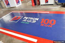 I also using the miles card, alwyss pump petron in jb to earn points. Petron Blaze Ron 100 Fuel Now Available In 20 Stations Paultan Org