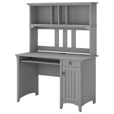 Shop for computer desk with hutch online at target. Salinas Computer Desk With Hutch Gray Bush Furniture Target
