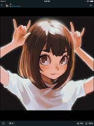 Aesthetic anime pfp short brown hair, pin on aesthetic wallpaper, download 720x1280 anime boy, pretty, cute, brown hair, aesthetic tomboy hoodie cute anime girl, adelaide anime planet Aesthetic Pinterest Anime Girl Short Hair Novocom Top