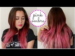 One of the reasons why ombré hair is such a popular hair color trend is that it's a low maintenance look. Pink Ombre Dip Dye How I Dyed My Hair Youtube