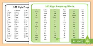 High Frequency Words Year 1 Sight Words Phonics Resources