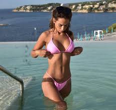 Nicole Bass In A Bikini In The Pool At Her Hotel In Cyprus 05  GotCelebsexiezpix Web Porn