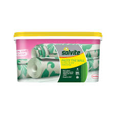 Buy great products from our wallpaper paste category online at wickes.co.uk. Solvite Paste The Wall Wallcoverings Adhesive Ready Mixed Wallpaper Paste For Easy Jobs Extra Strong Wallpaper Adhesive For Paste The Wall Wallpapers 3 Roll Bucket Buy Online In Jamaica At Jamaica Desertcart Com Productid 50081247