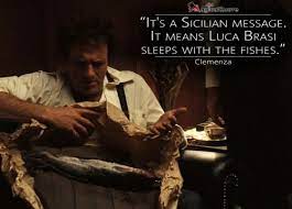 Magicalquote Sleep With The Fishes Godfather Quotes The Godfather