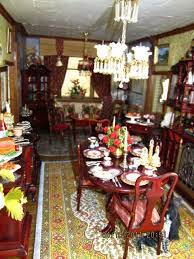 Victorian Dollhouses Dollhouse Dining Room Victorian Dollhouse Dolls House Interiors