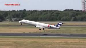 The bombardier crj or crj series (for canadair regional jet) is a family of regional jets introduced in 1991 by bombardier aerospace.the crj was formerly manufactured by bombardier aerospace with the manufacturing of the first crj generation, the crj100/200 (introduced in 1991) and the second crj generation, the crj700 series (introduced in 1999). Sas Canadair Regional Jet 900 At Berlin Tegel Youtube