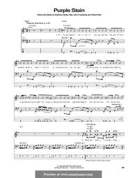 Red Hot Chili Peppers If You Have To Ask Guitar Tab Purple Stain Red Hot Chili Peppers By Flea A Kiedis C Smith J Frusciante On Musicaneo Red Hot Chili Peppers Red Hot Chili Pepper
