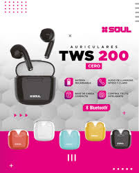 SOUL | 🎧 Auriculares TWS 200 🎧 🎶 Disfruta de horas de m&uacute;sica sin  interrupciones. 🔋 &iexcl;C&aacute;rgalos y sigue el ritmo! 👉 &iexcl;Elige tu modelo y lleva  tu... | Instagram