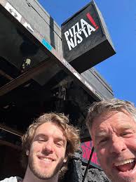 Shoutout to Spencer, a great friend and young entrepreneur. Pizza-Nista a  year ago vs. recently! (A top 5 pizza place for us!) Always interesting to  see how brands evolve. Not always for