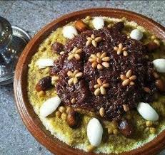 Couscous Aux Ognons Confits Morocco Food Morrocan Food Moroccan Cooking