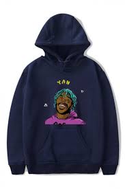 Artistic hoodie oil painting 3d pattern loose long sleeves pullover drawcord hoodie for men. Yan Letter Cartoon Character Print Long Sleeve Hoodie Beautifulhalo Com