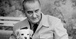 Lyndon baines johnson, 1967, tempera on wood by peter hurd few individuals have managed to harness the forces of american politics to better advantage or with greater relish than. Famous Dogs In History Yuki Lbj S Favorite Dog