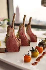 Herb Crusted Rack Of Lamb W Heirloom Tomatoes Food Lamb Recipes Gourmet Recipes