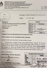 Jabatan pendaftaran negara (jpn) is a department under the purview of the ministry of home affairs. Pbdsb Reinstated And Ready For Prn12 Dayakdaily