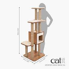Vesper High Base Xl High Rise Cat Tree Catit Uk
