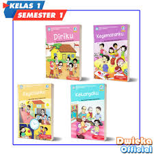 Diriku sd/mi kelas i mata pelajaran tematik untuk kelas 1 sd/mi kurikulum 2013 revisi 2017.buku ini ditulis oleh yusfina hendrifiana, panca ariguntar, lubna assagaf. Paket Buku Tematik Sd Kelas 1 Semester 1 Tema 1 2 3 4 Kurikulum 2013 Edisi Revisi 2017 2020 Shopee Indonesia