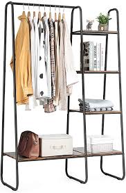 Check spelling or type a new query. Amazon Com Tangkula Metal Garment Rack Free Standing Closet Organizer With 5 Shelves Hangi Free Standing Closet Standing Closet Storage Closet Organization