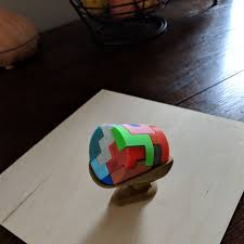 Impresion 3d De 5x5 Puzzle Cylinder De Idolcrasher